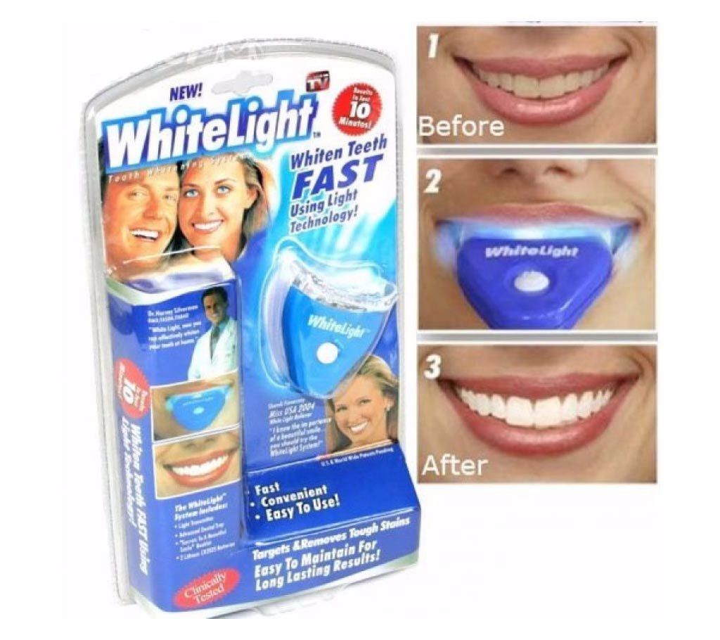 BLANQUEADOR DENTAL CON LUZ UV WHITE LIGHT