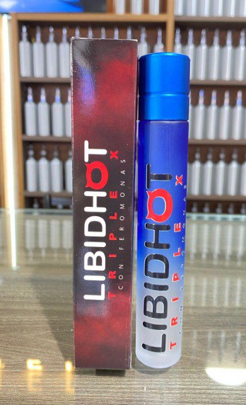 LIBIDHOT TRIMPLE 3X PERFUME CON FEROMONAS PARA HOMBRES