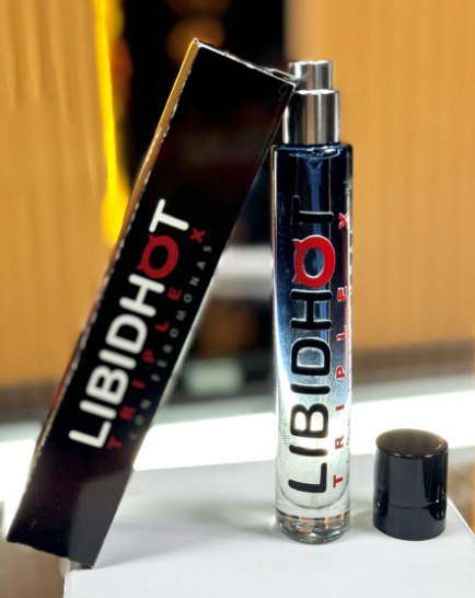 LIBIDHOT TRIMPLE 3X PERFUME CON FEROMONAS PARA HOMBRES